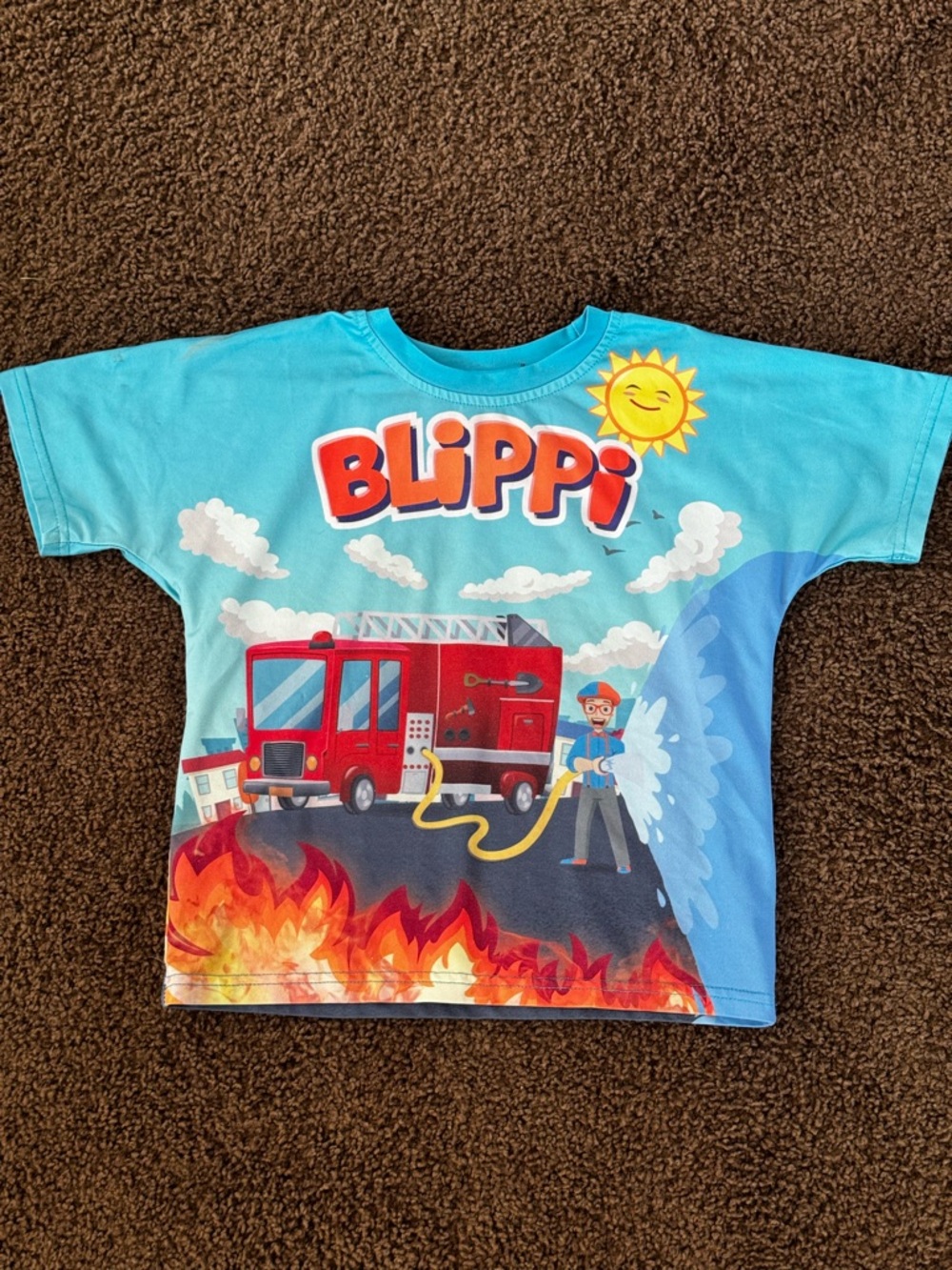 Blippi Kids Firetruck Graphic Tee from the Blippi Official Website